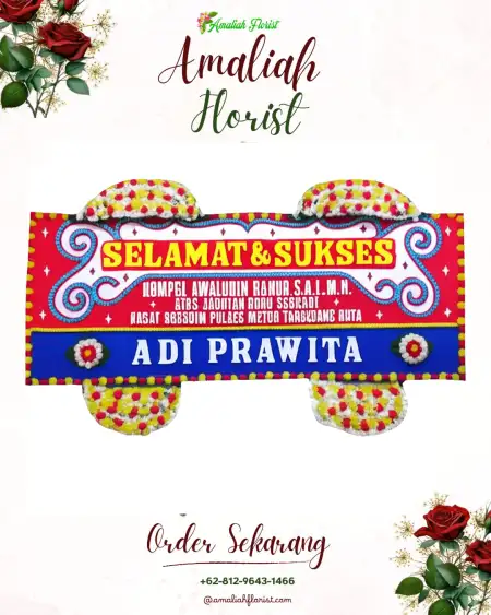Papan Bunga Ucapan Selamat Surojoyo